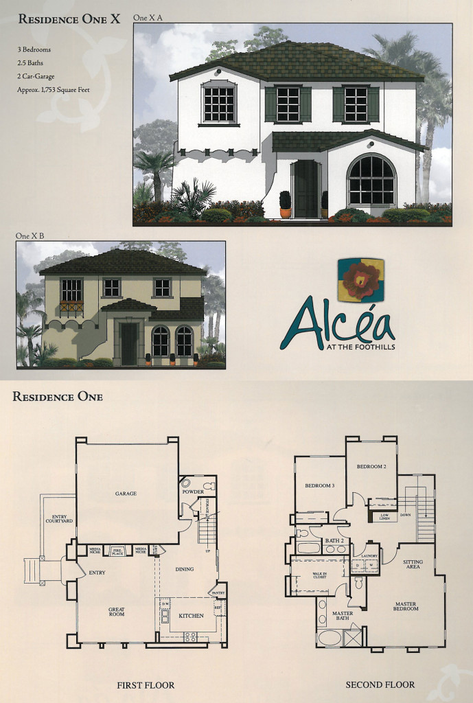 Elevation of Alcea - Floorplan 1x